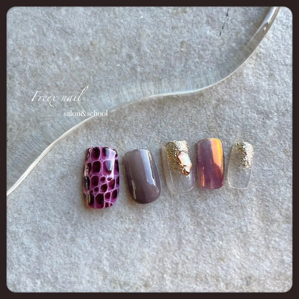 ネイル ハンドネイル ハンドケア freex nail /ニュアンス/個性派のネイルデザイン