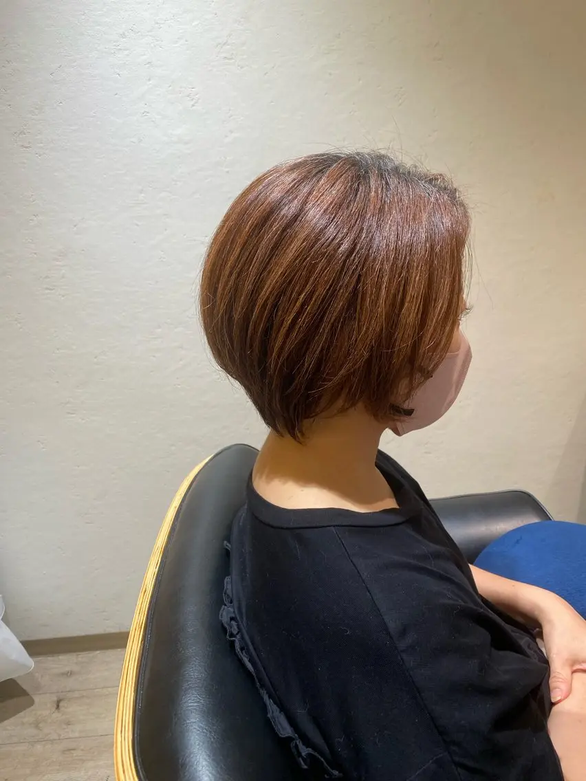 ショート 中村 莉子のヘアスタイル