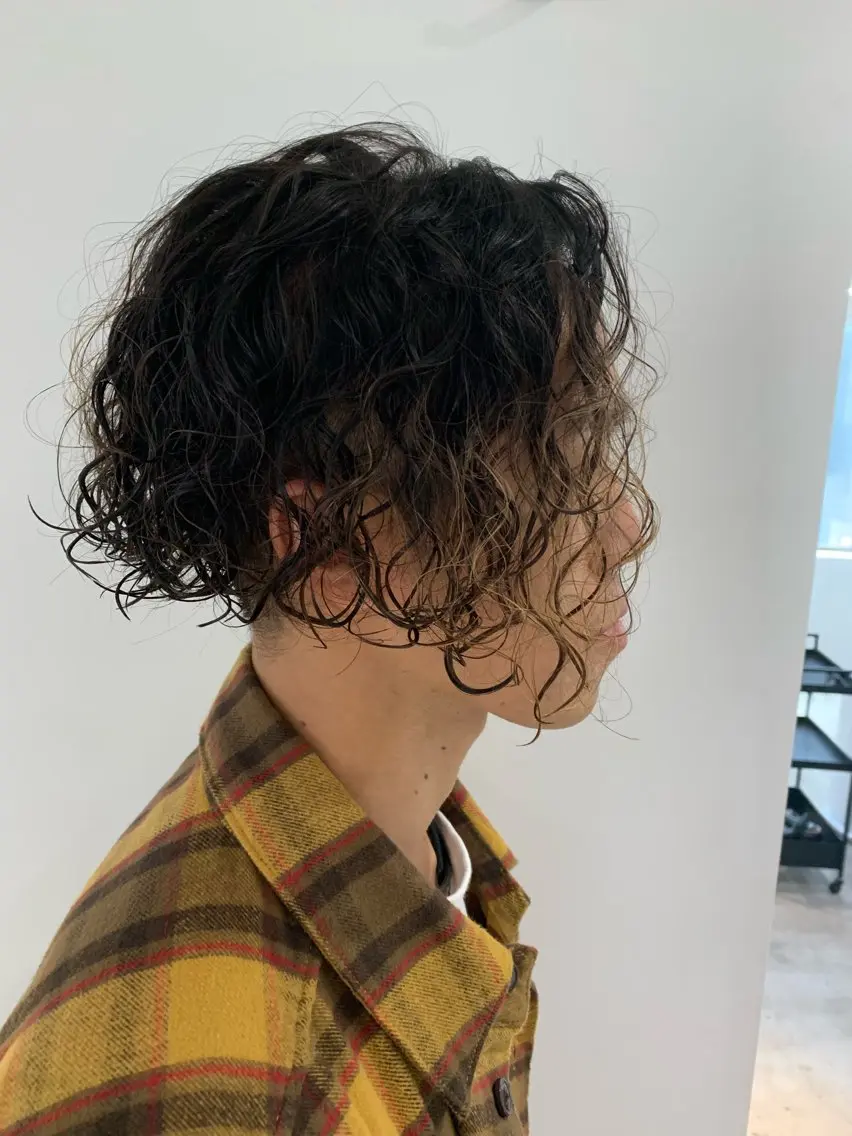 パーマ メンズ 山川 佳奈のヘアスタイル