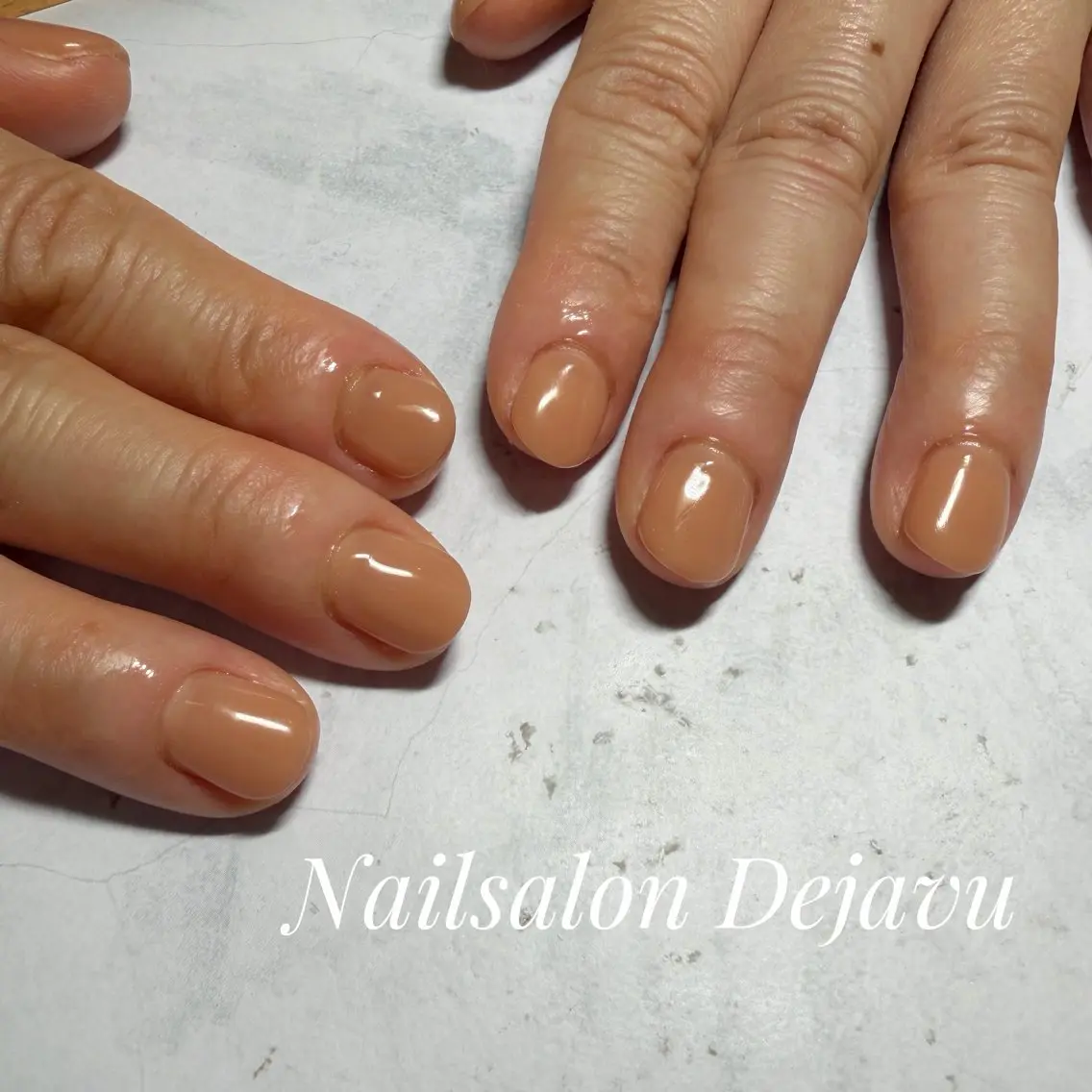 ネイル ワンカラーネイル ピンク ハンドネイル Nail salon Dejavu 🌿のネイルデザイン