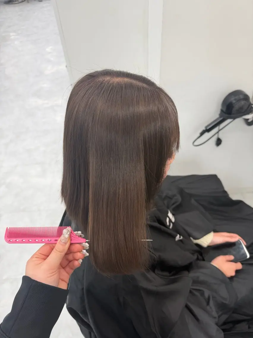 カラー カット ヘアカラー トリートメント 透明感カラー🎀艶髪 Anju/渋谷🎀のヘアスタイル
