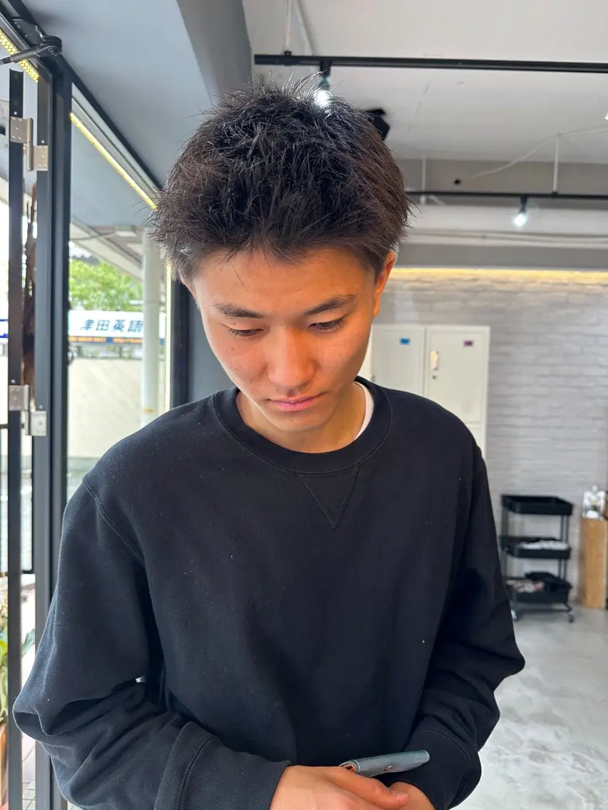 メンズ カット ヘアカラー 十倉 朱莉のヘアスタイル