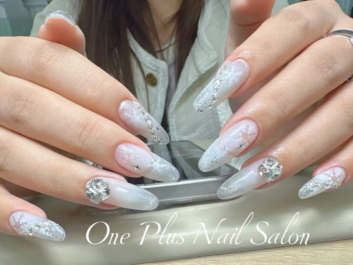 ネイル ピンク シンプルネイル ワンホンネイル One Plus Nail Salonのネイルデザイン
