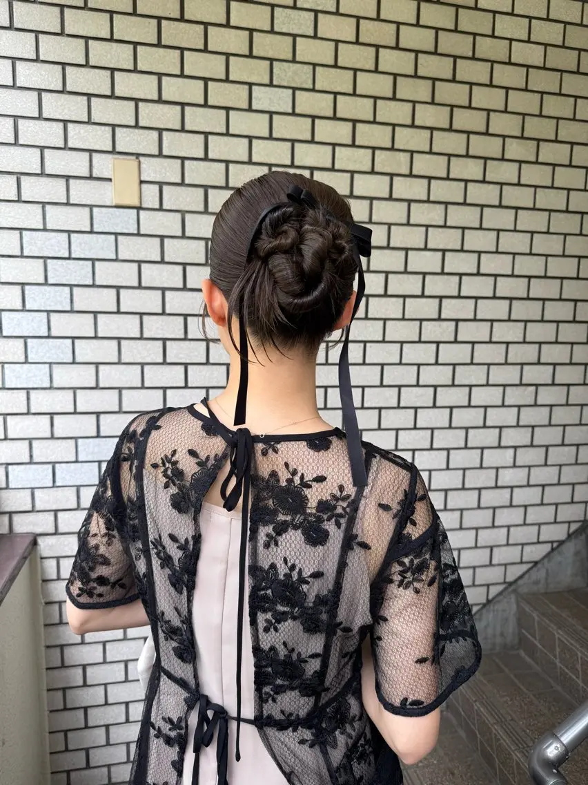 ヘアアレンジ まろやか透明感カラー ♡MANAのヘアスタイル