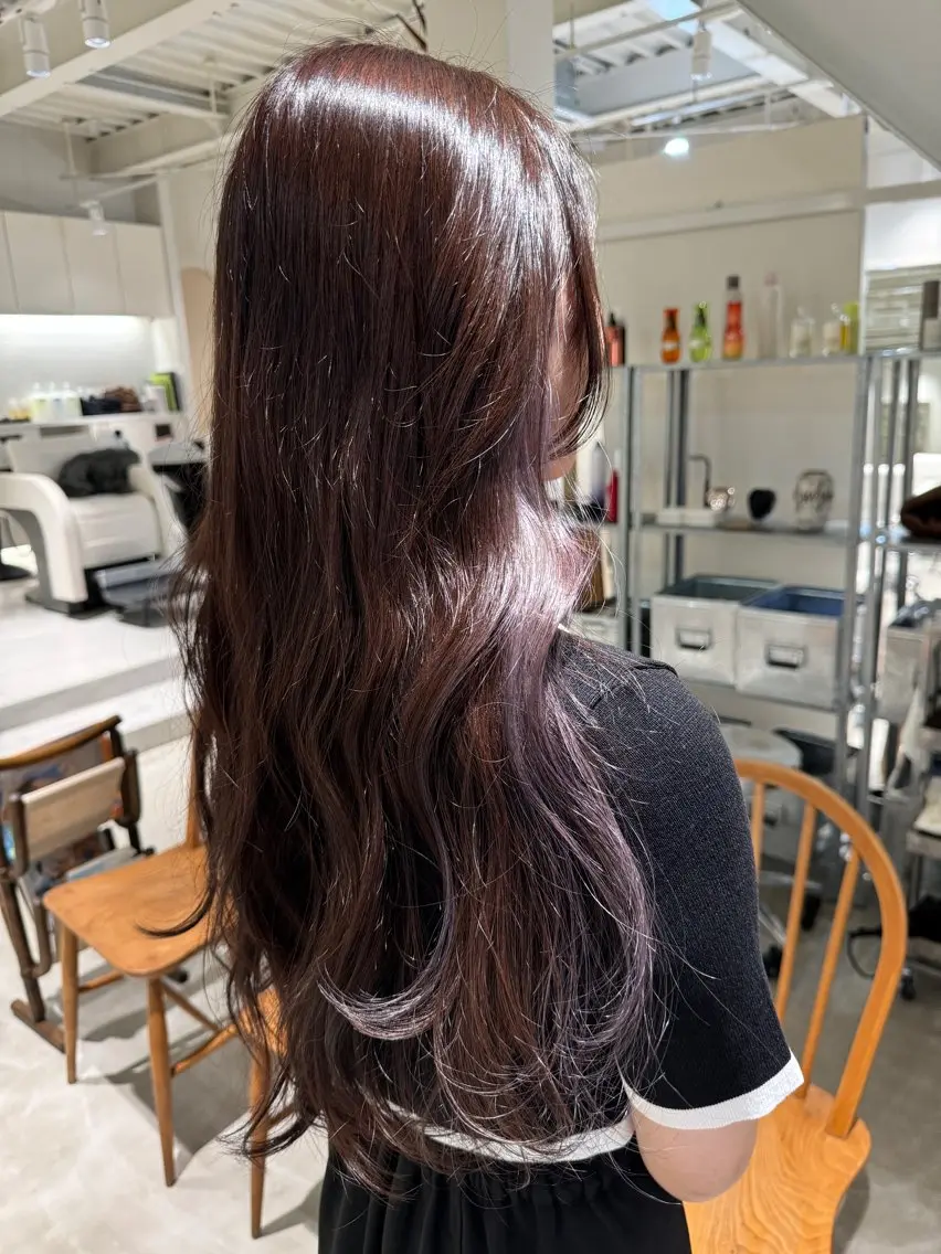 カラー 本田 実可子のヘアスタイル