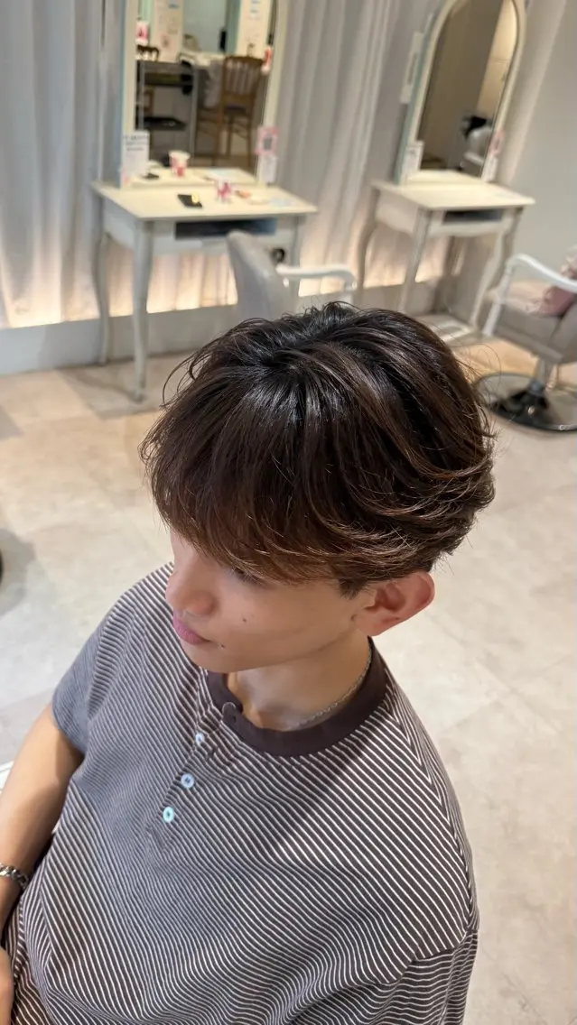 メンズ カット パーマ CreBiA/ Rukiya/名駅のヘアスタイル