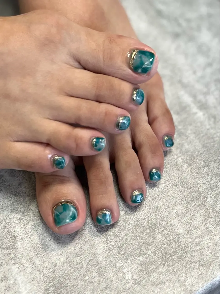 ネイル フットネイル studio笑福 38kaa古賀/福津のネイルデザイン