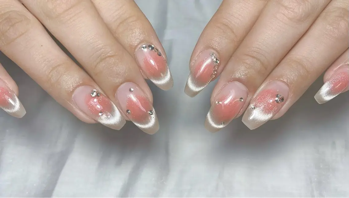 ネイル アートネイル フレンチネイル ジェルネイル グラデーション 韓国ネイル Nail Salon kihi大塚店のネイルデザイン
