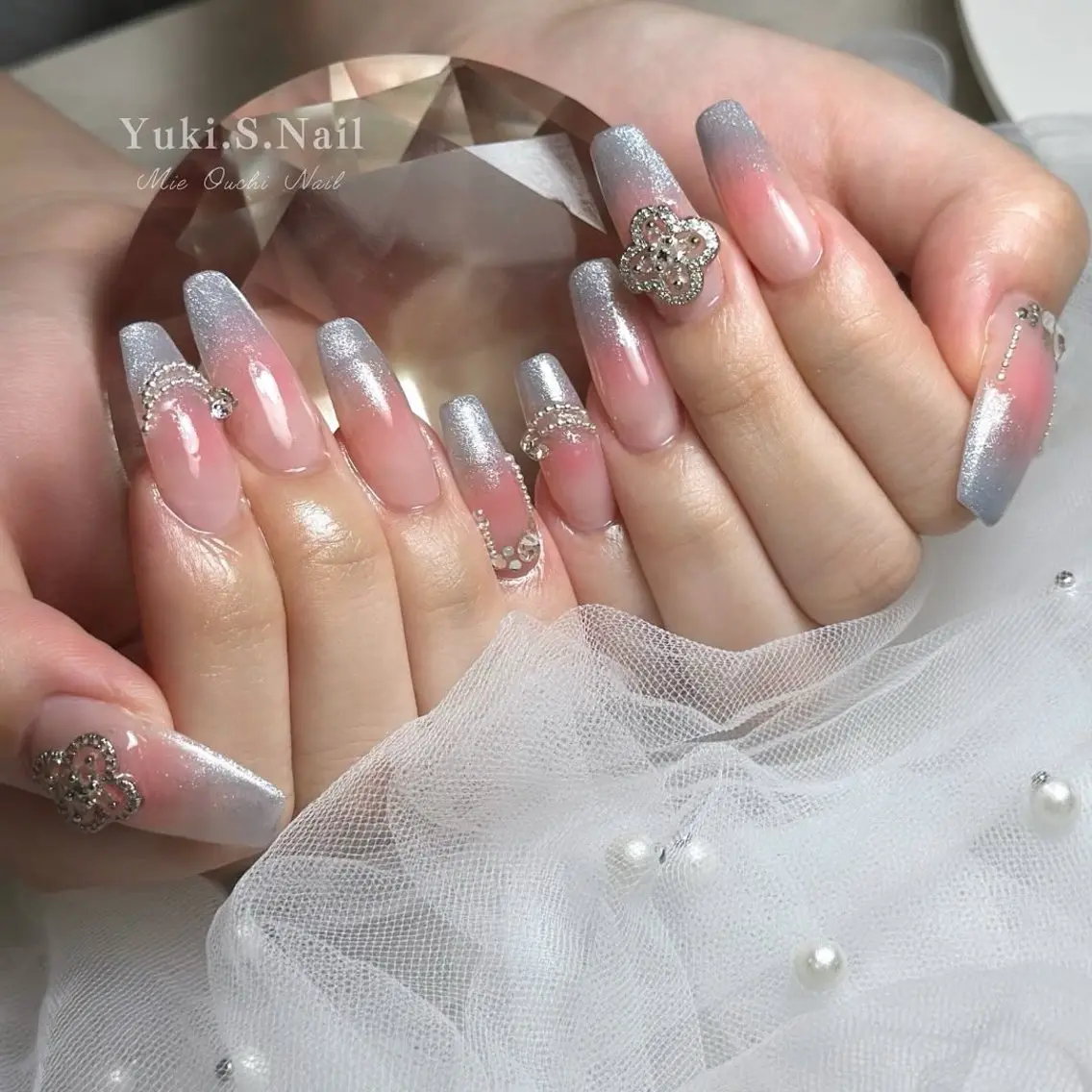ロング ハンドネイル Yuki S.Nailのネイルデザイン