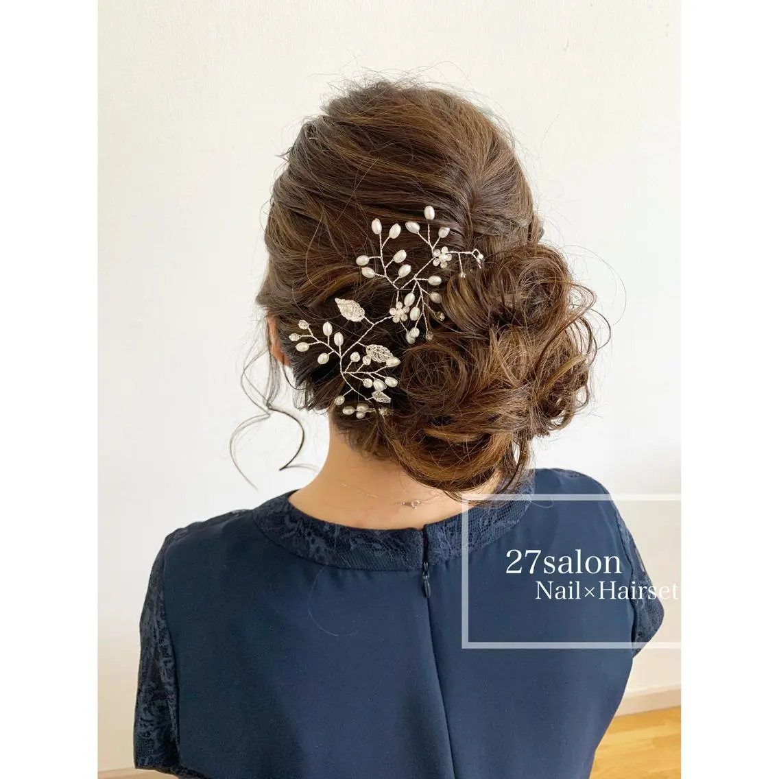 ヘアアレンジ 結婚式・ブライダル 27salon yuinaのネイルデザイン