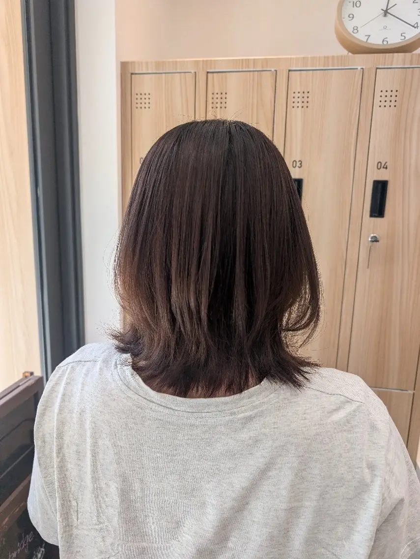 ミディアム ボブレイヤー ボブ レイヤーカット カット ヘアカラー 田端みおと🐱ダブル カラー/髪質改善💕のヘアスタイル