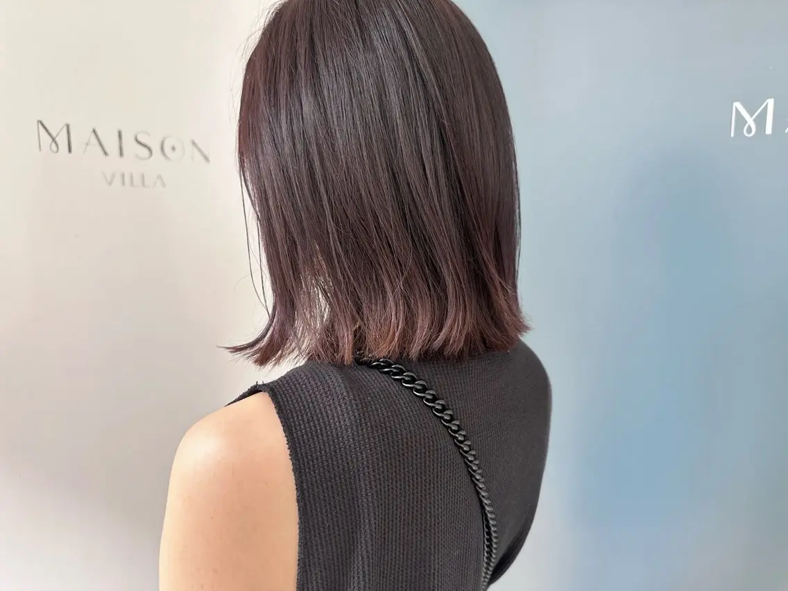 ミディアム カット ヘアカラー トリートメント 高橋友里亜 /フリーランスのヘアスタイル