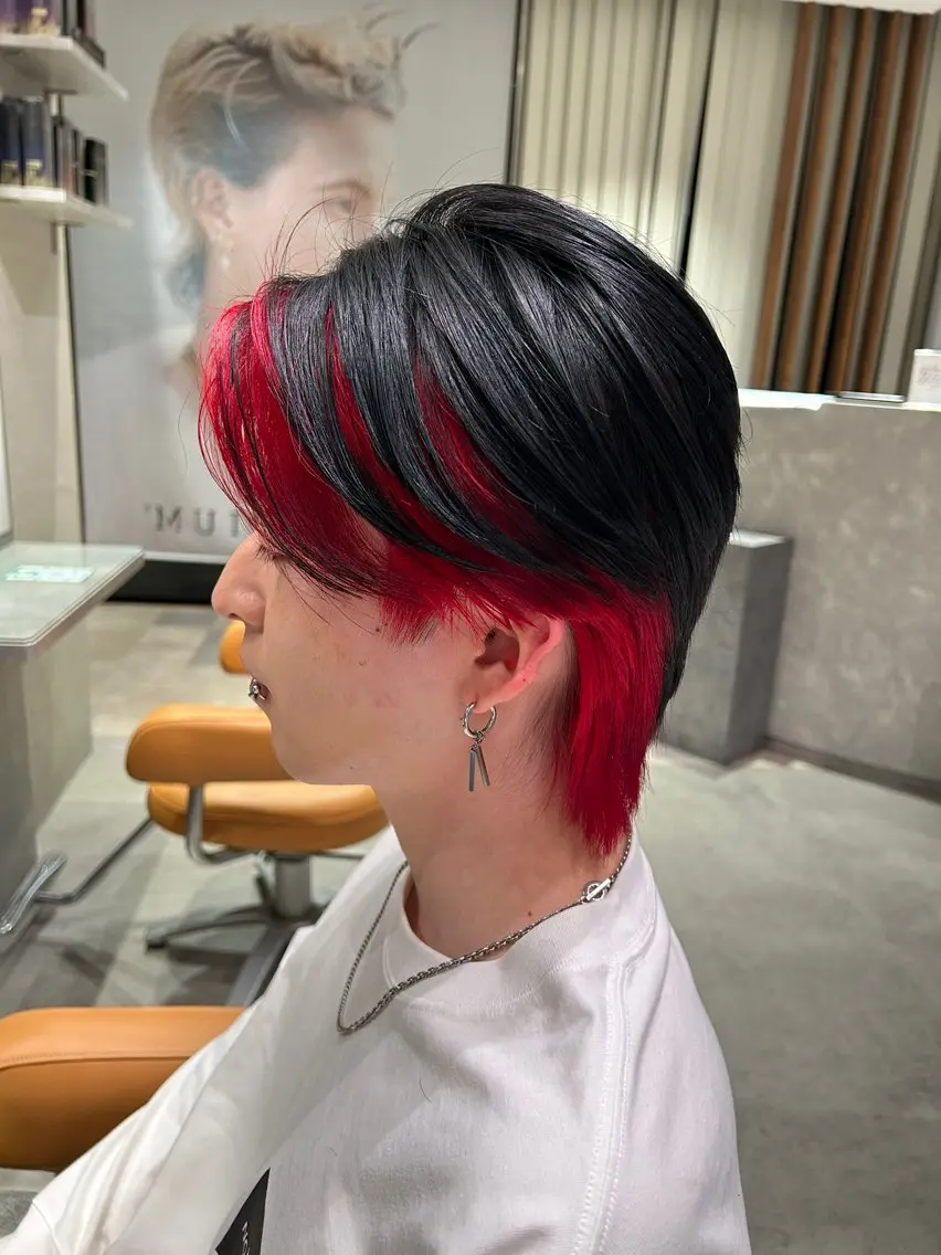 ショート カラー メンズ 金田 駿之介のヘアスタイル