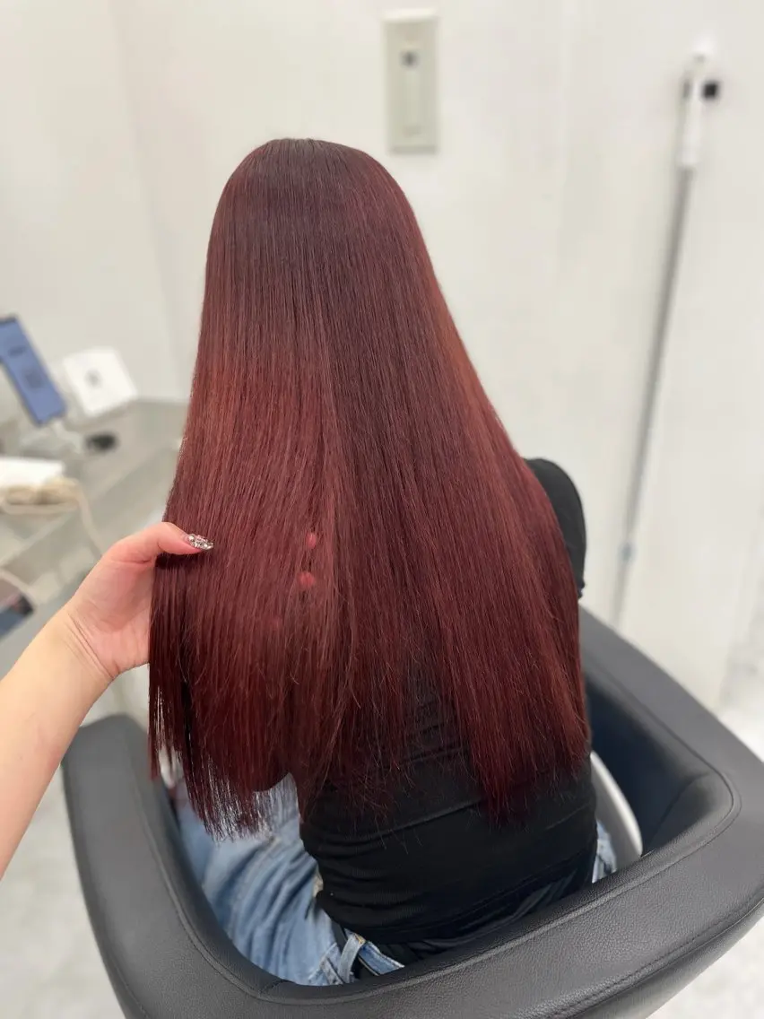 ロング 🍒韓国y2k暖色 NO.1🍒REAのヘアスタイル