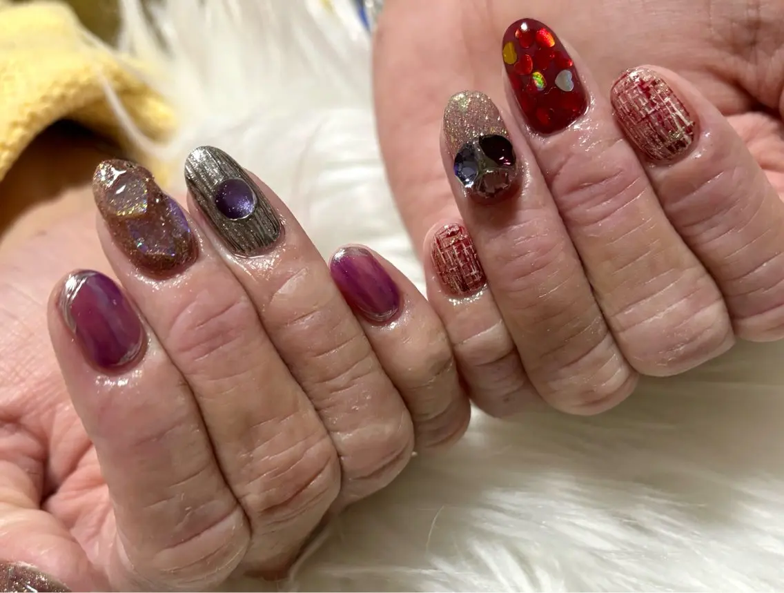 ネイル ハンドネイル nail salon HIRUKANAのネイルデザイン