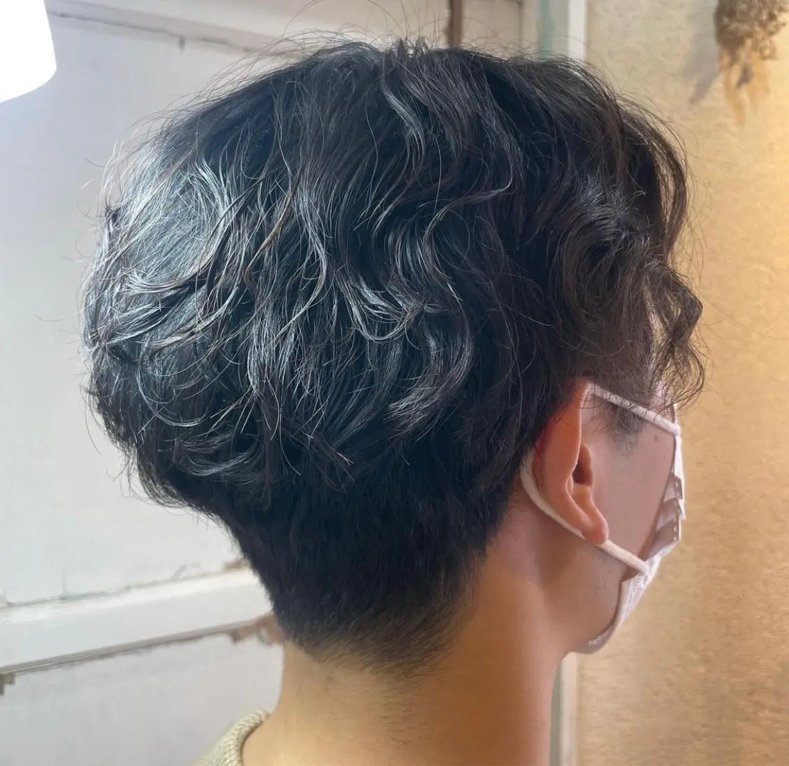 ショート メンズ メンズパーマ メンズツイストパーマ 似合わせカット ツイストパーマ 髪質改善ヘアケア 艶髪特化/上田のヘアスタイル