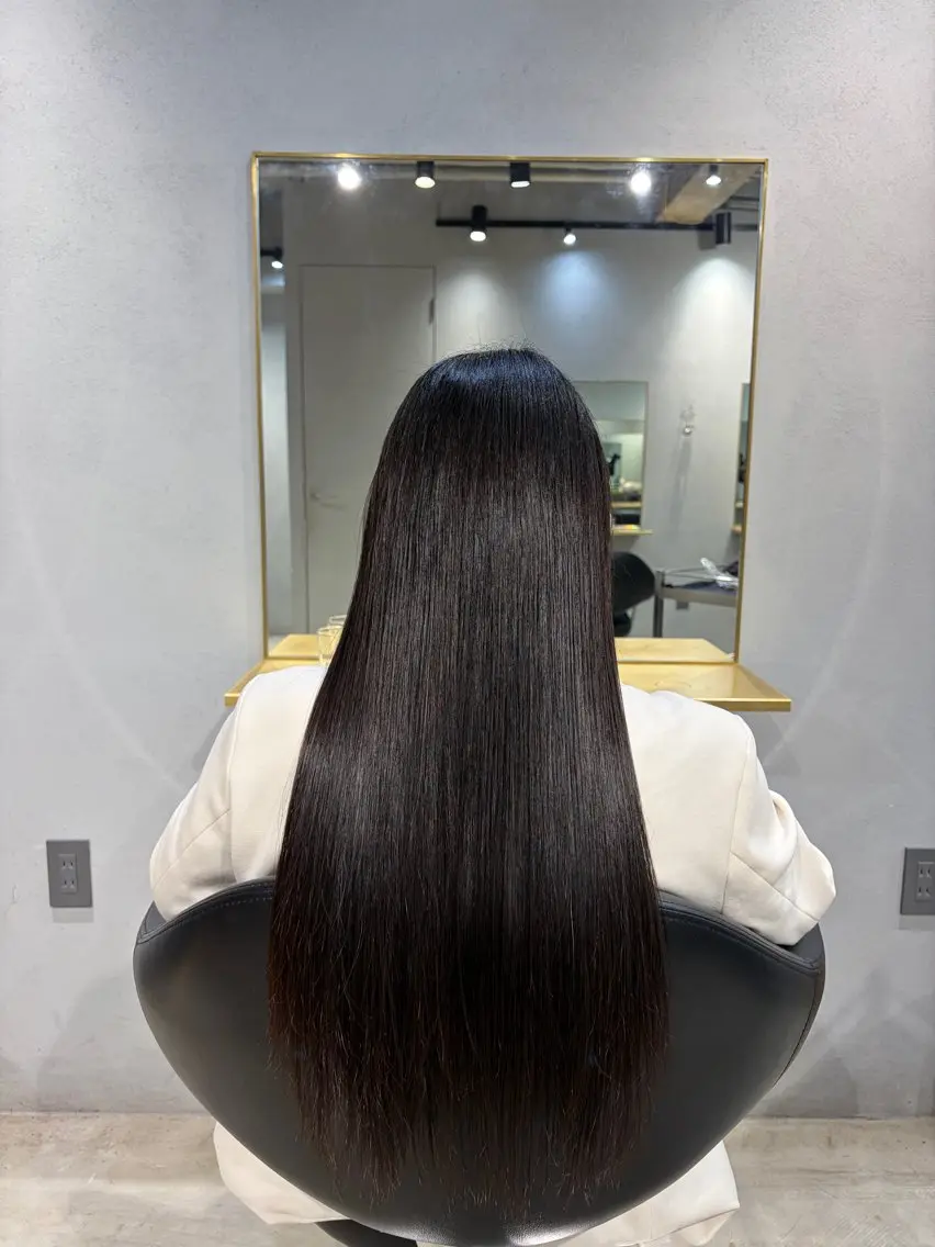 ロング カラー 透明感カラー ヘアカラー arc表参道/ nanakoのヘアスタイル