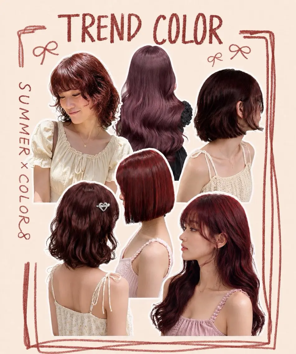 カラー ヘアカラー yuka♡/暖色系/ ブリーチなしWカラーのヘアスタイル