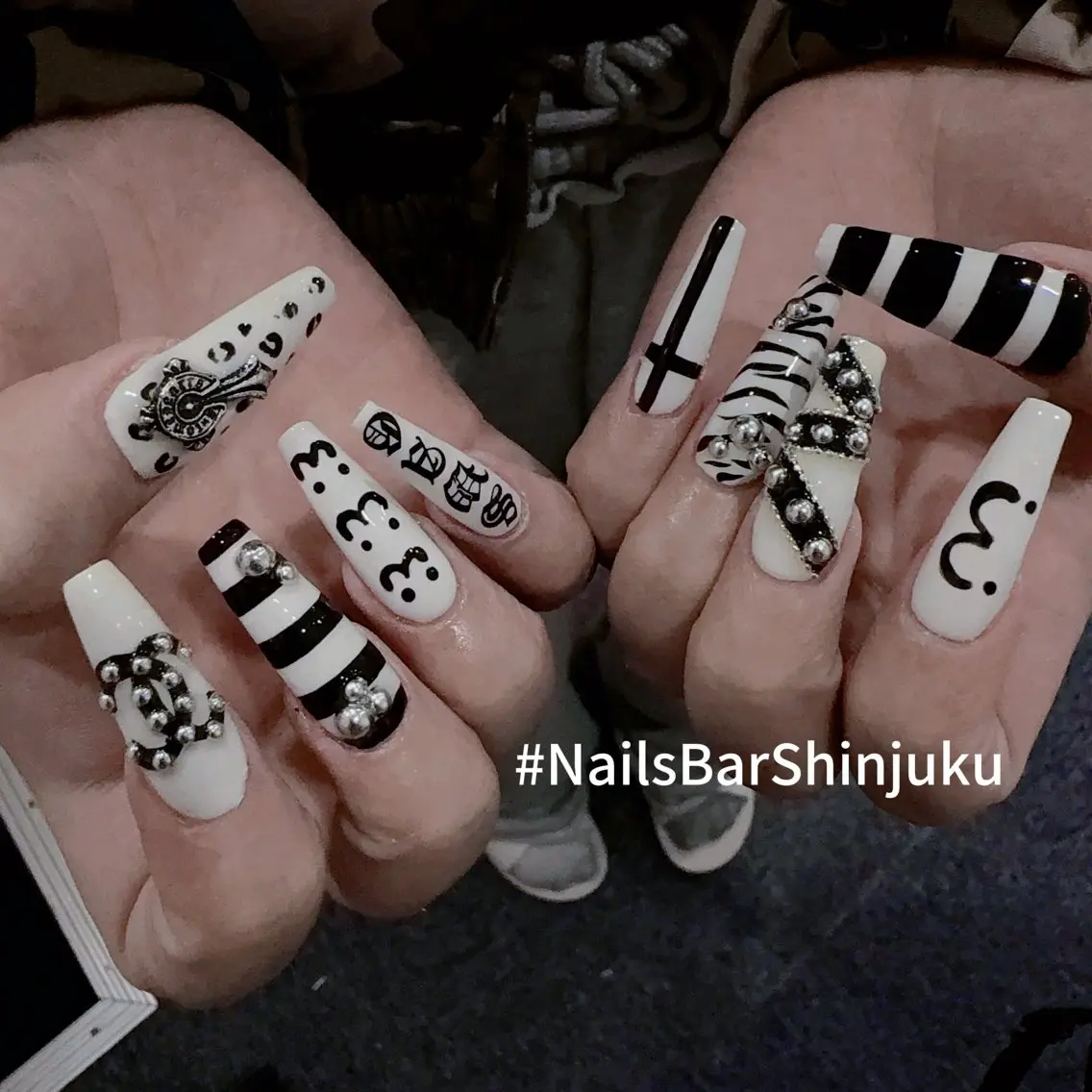 ネイル 長さ出し フレンチネイル ジェルネイル 韓国ネイル ロングネイル NAILS BAR SHINJUKUのネイルデザイン