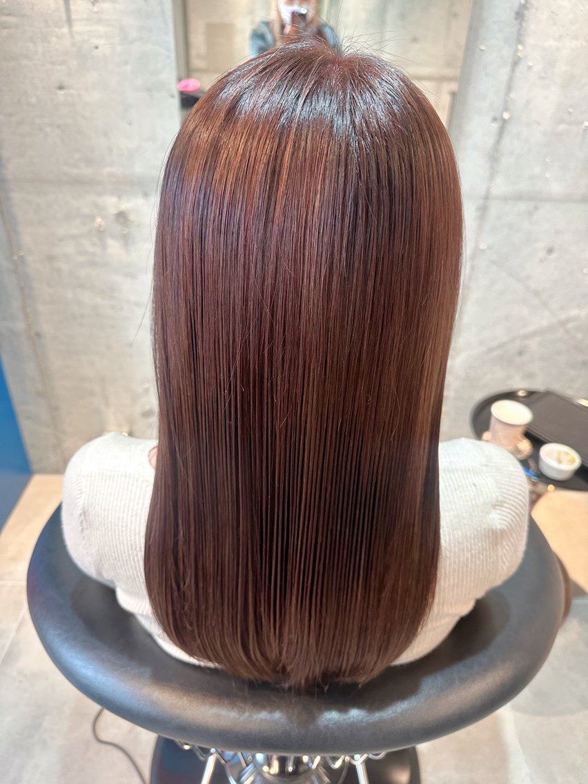 カラー ブラウンカラー ピンクカラー I’llまぃまぃ 南吹田️のヘアスタイル