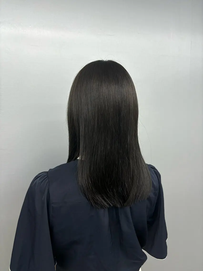 ミディアム ヘアカラー ベージュ/グレージュ 🧸あやか/表参道のヘアスタイル