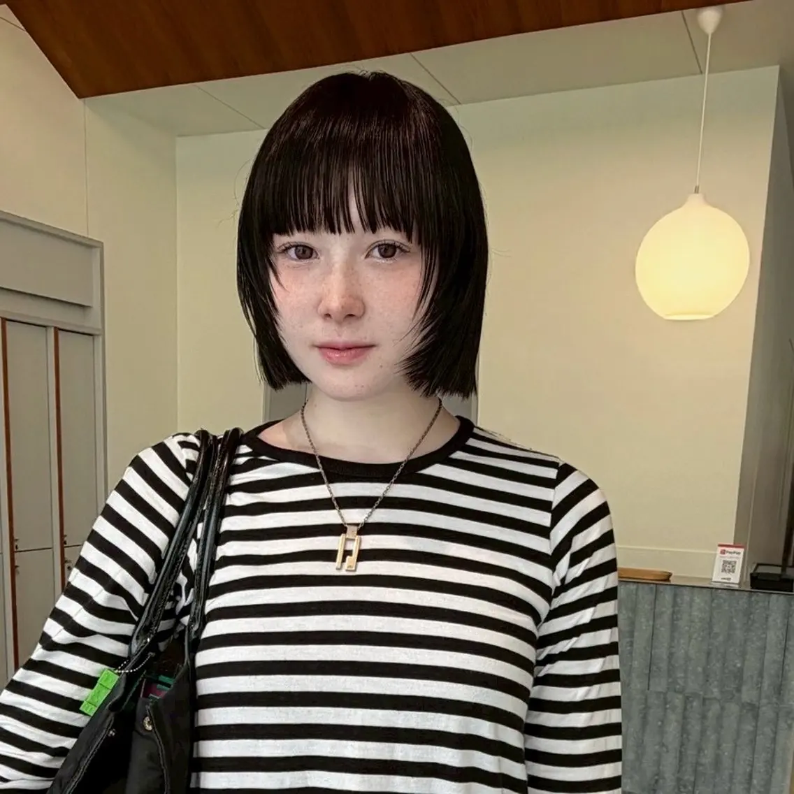 ショート カラー ヘアカラー トリートメント あやか🩰 カラーモデル/栄のヘアスタイル