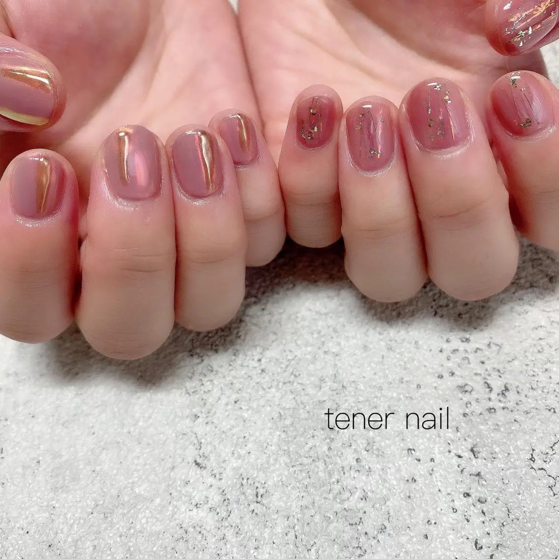 ネイル ニュアンスネイル 春ネイル テネルネイル tener nailのネイルデザイン