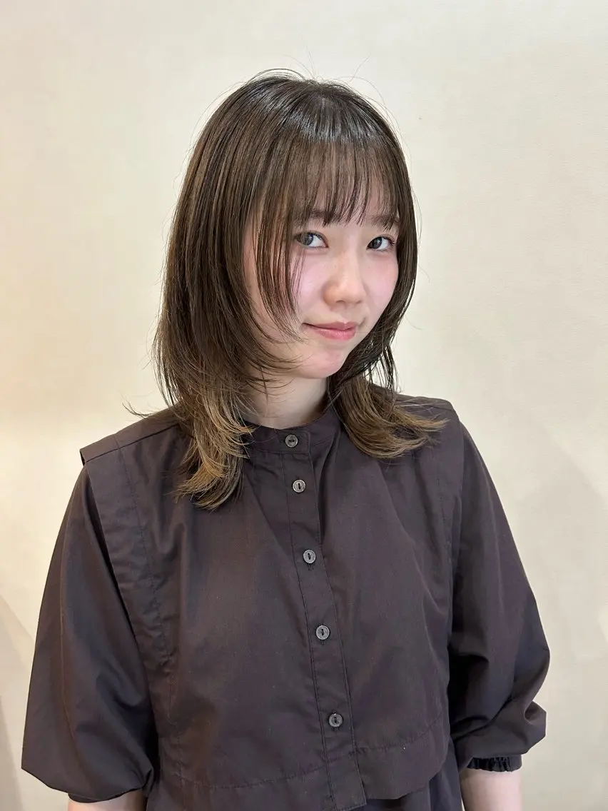 セミロング ボブ/透明感カラー 🧸YUI❤️のヘアスタイル