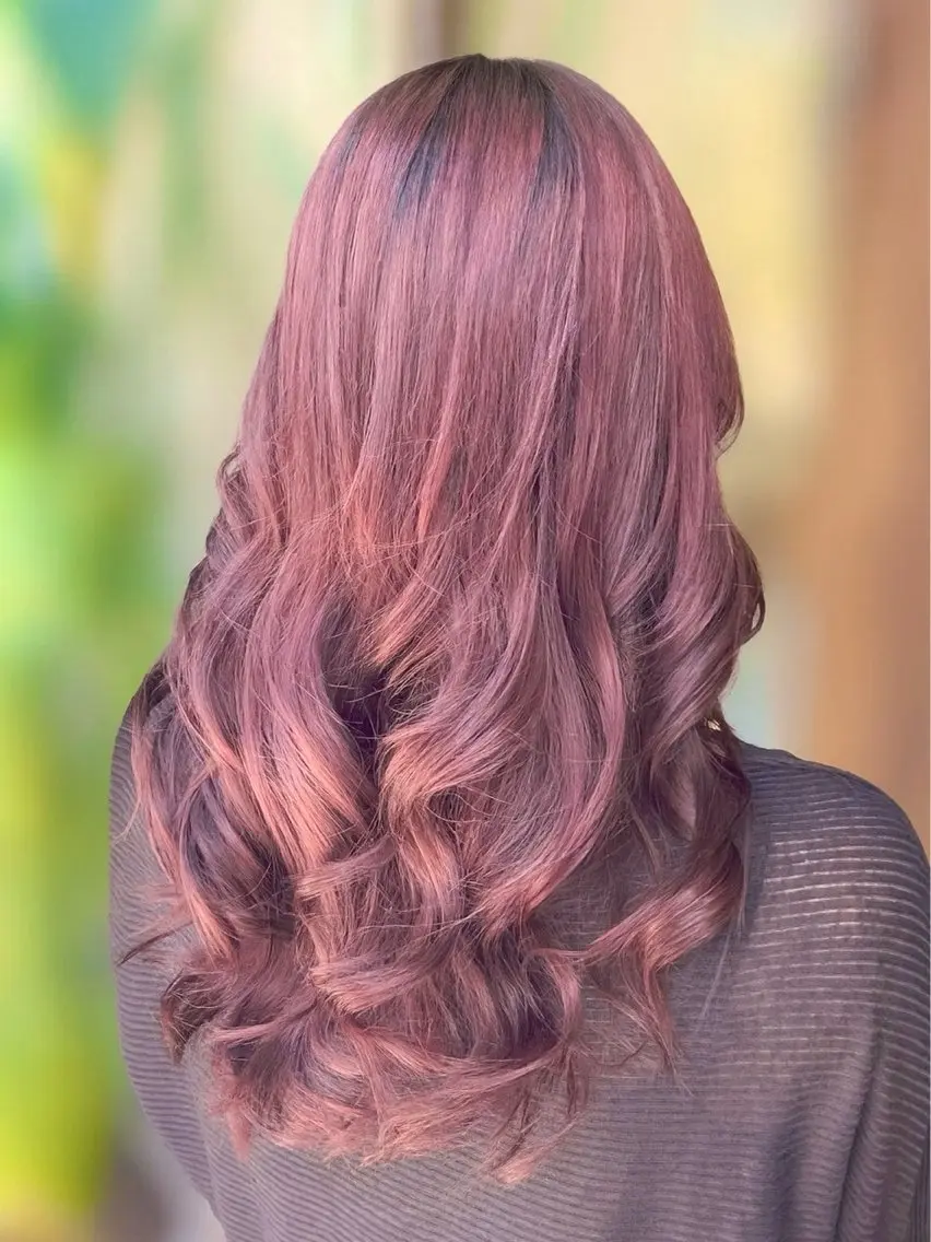 セミロング カラー ヘアカラー トリートメント 髙木 優人のヘアスタイル