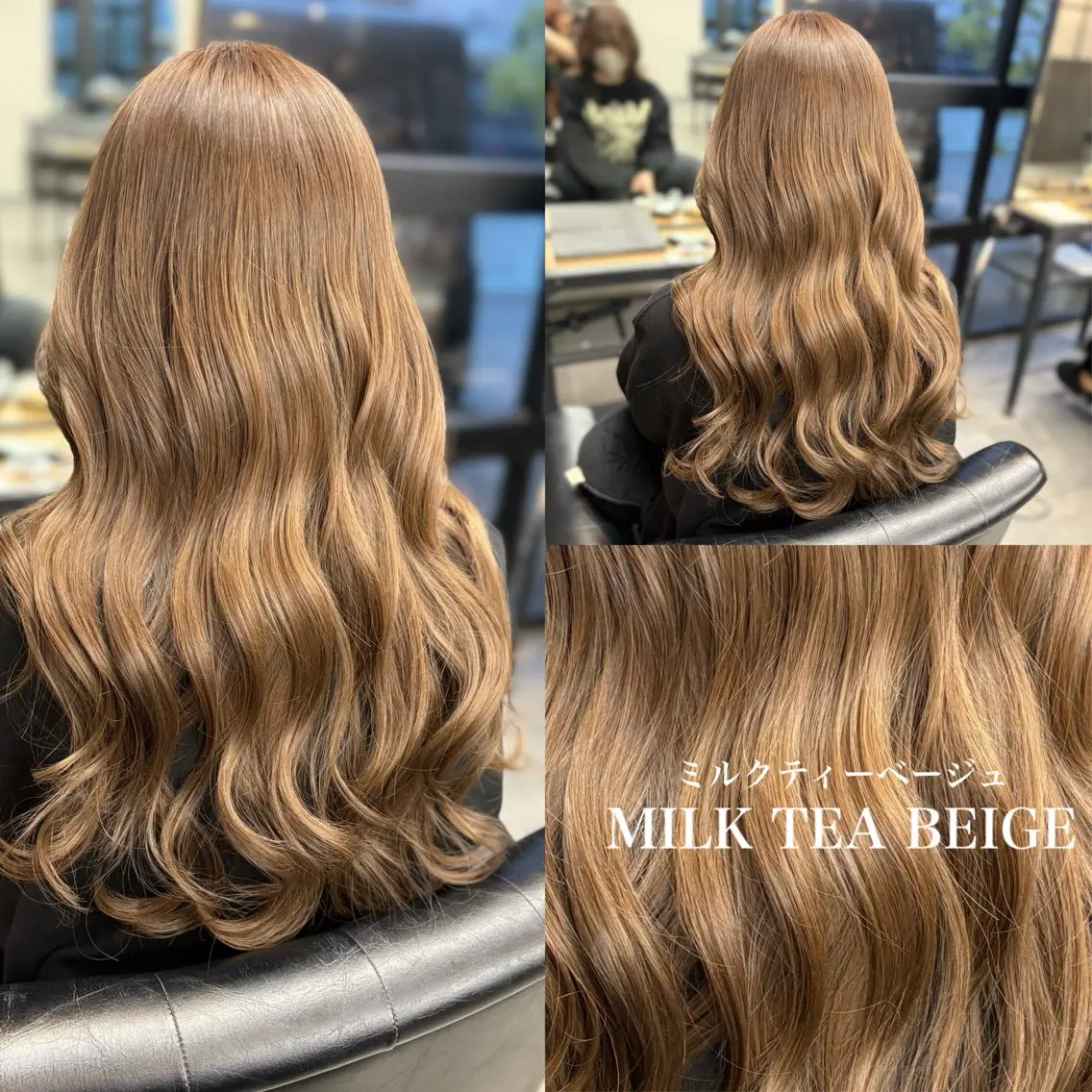 ロング カラー ブリーチ 縮毛矯正 ヘアカラー 韓国風・透明感カラー 💫ami💫のヘアスタイル