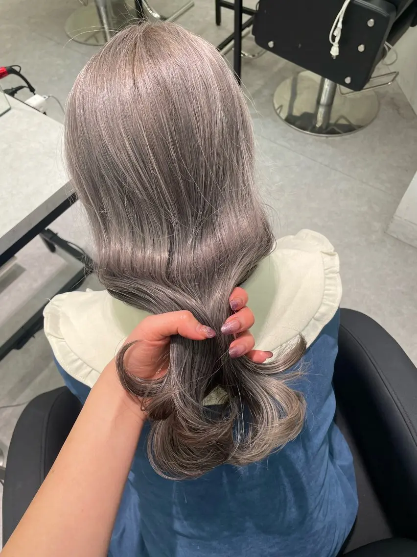 ロング カラー 💍モテる艶髪 透明感カラー💖のヘアスタイル