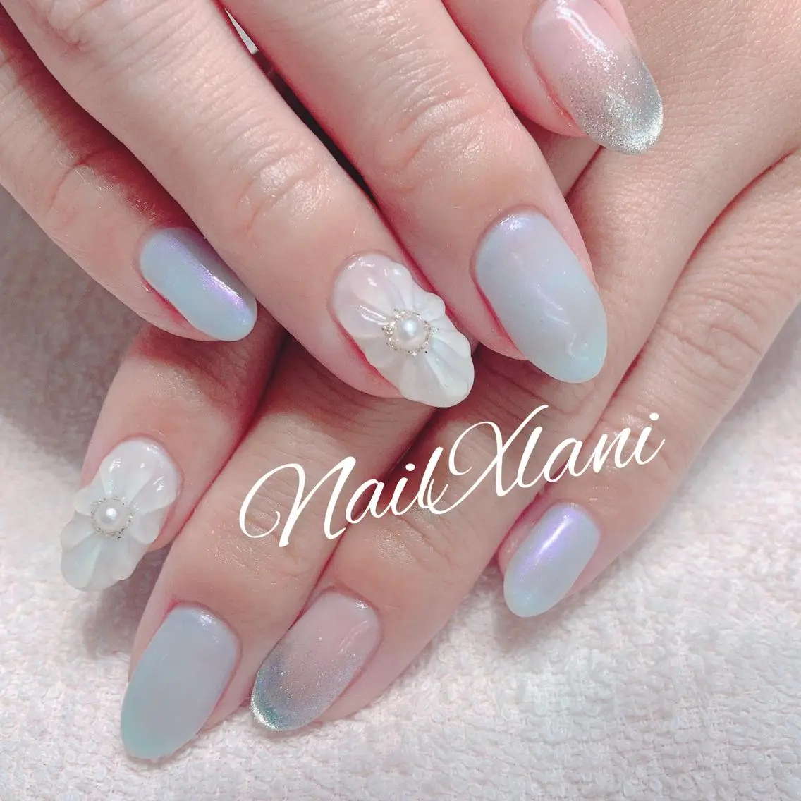ネイル ハンドネイル Nail×Lani 深爪矯正対応◎のネイルデザイン