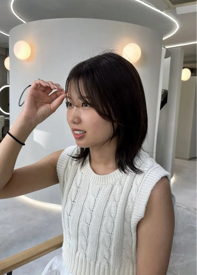 ミディアム くびれボブ🎀 くびれミディアム🎀のヘアスタイル