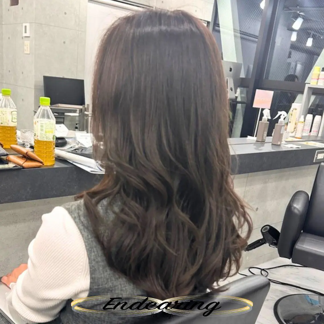 カラー ベージュカラー 透明感カラー カット ヘアカラー Endearing 銀座/YOKOのヘアスタイル