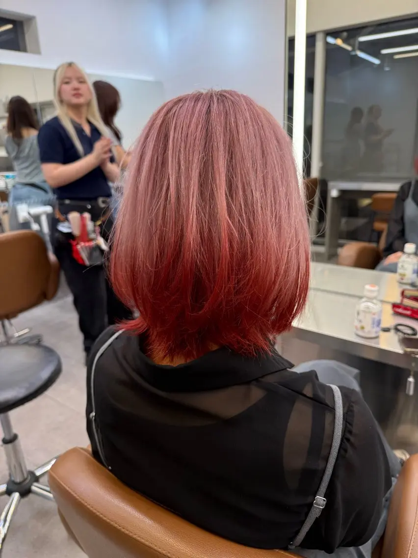カラー ヘアカラー 韓国メンズヘア特化 𝓡𝓮𝓷のヘアスタイル