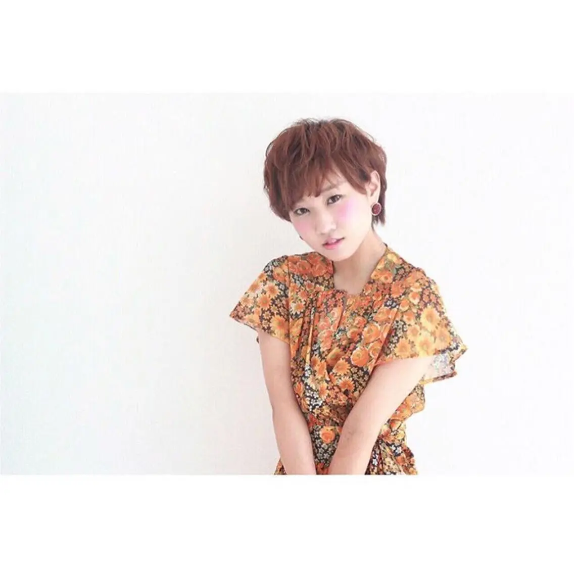 ショート カラー ショートヘア カット ヘアカラー トリートメント 高木 麻知子のヘアスタイル