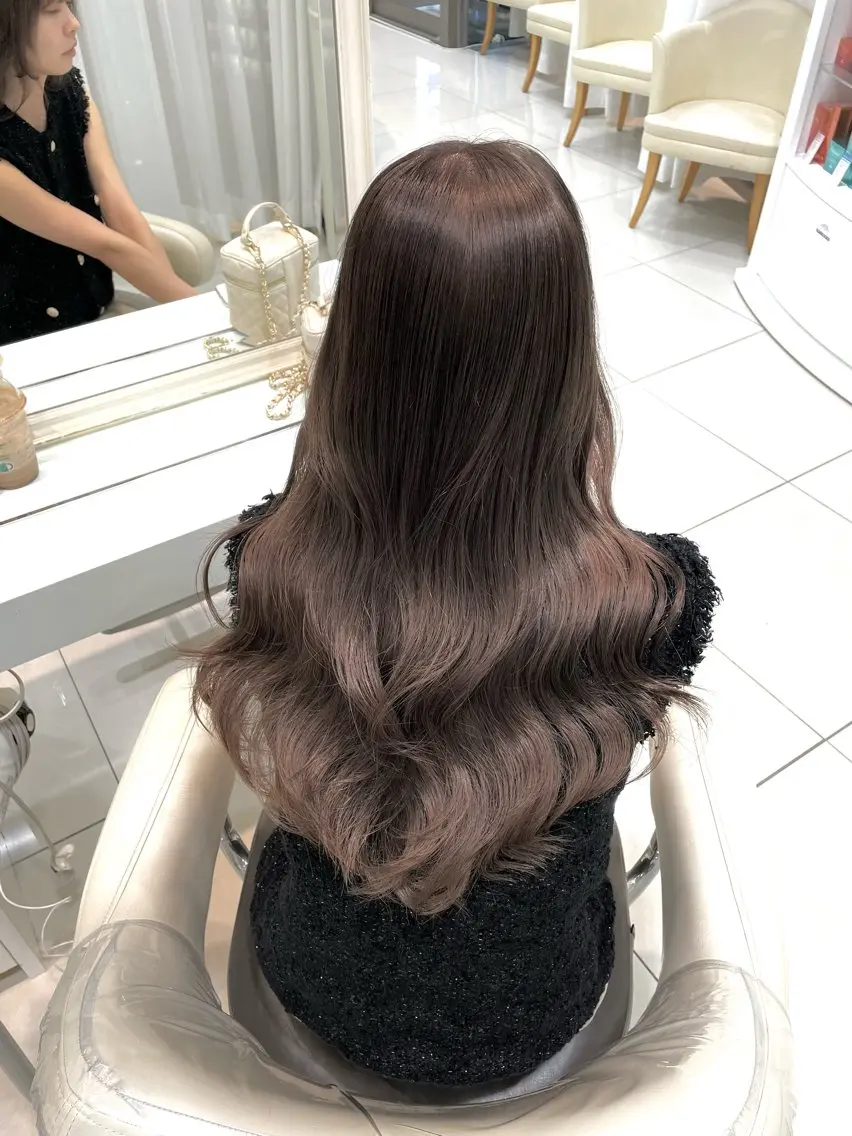 ロング カット ヘアカラー トリートメント ♡大人カワイイ hair♡徳井はやとのヘアスタイル
