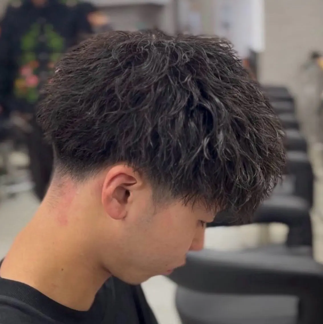 ショート カラー パーマ メンズ メンズパーマ ショートヘア カット パーマ トリートメント ヘアセット 🔥メンズ 特化🔥菊水皐暉🔥のヘアスタイル