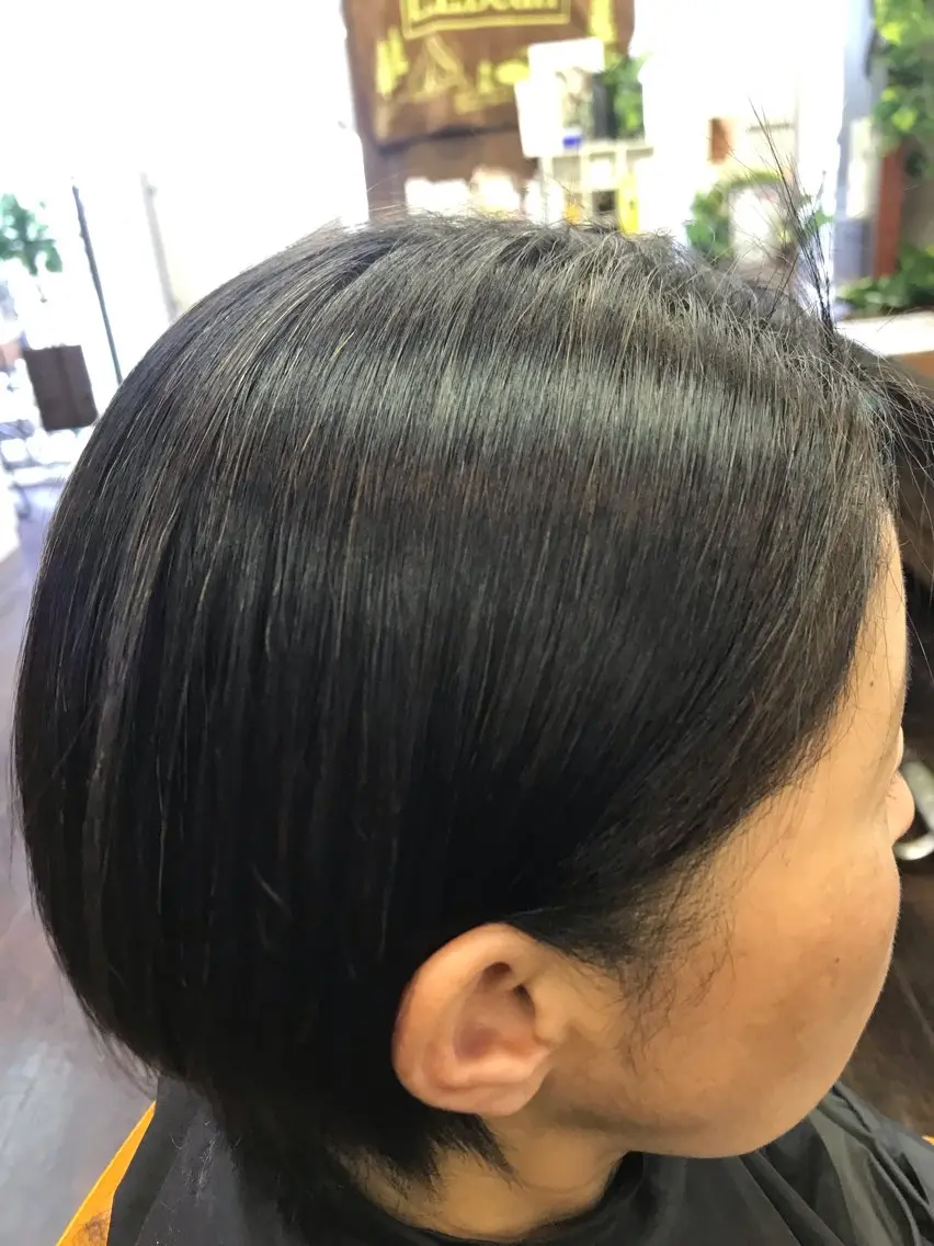 ショート パーマ カット 縮毛矯正 トリートメント 桧山 真のヘアスタイル