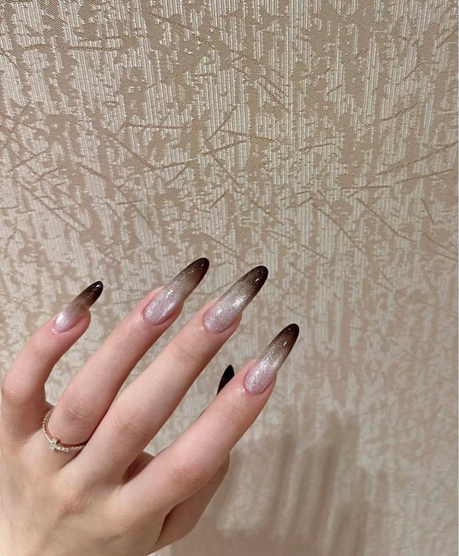 ネイル オーロラネイル 氷ネイル・うるうるネイル 韓国ネイル 水色 夏ネイル ハンドネイル キラキメ 博多nail💅のネイルデザイン
