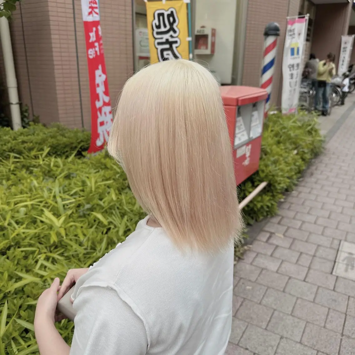 ショート カラー ヘアアレンジ ダブルカラー｜ なおき｜池袋美容師のヘアスタイル