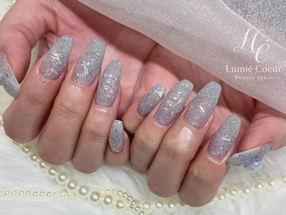ネイル ハンドネイル LumiéCoeur Nanaeのネイルデザイン