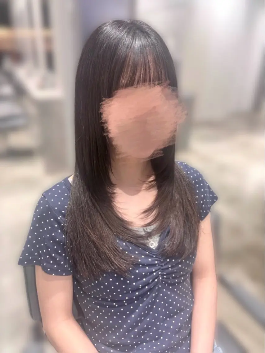 セミロング レイヤーカット カット より♡ モデル募集中🎀のヘアスタイル