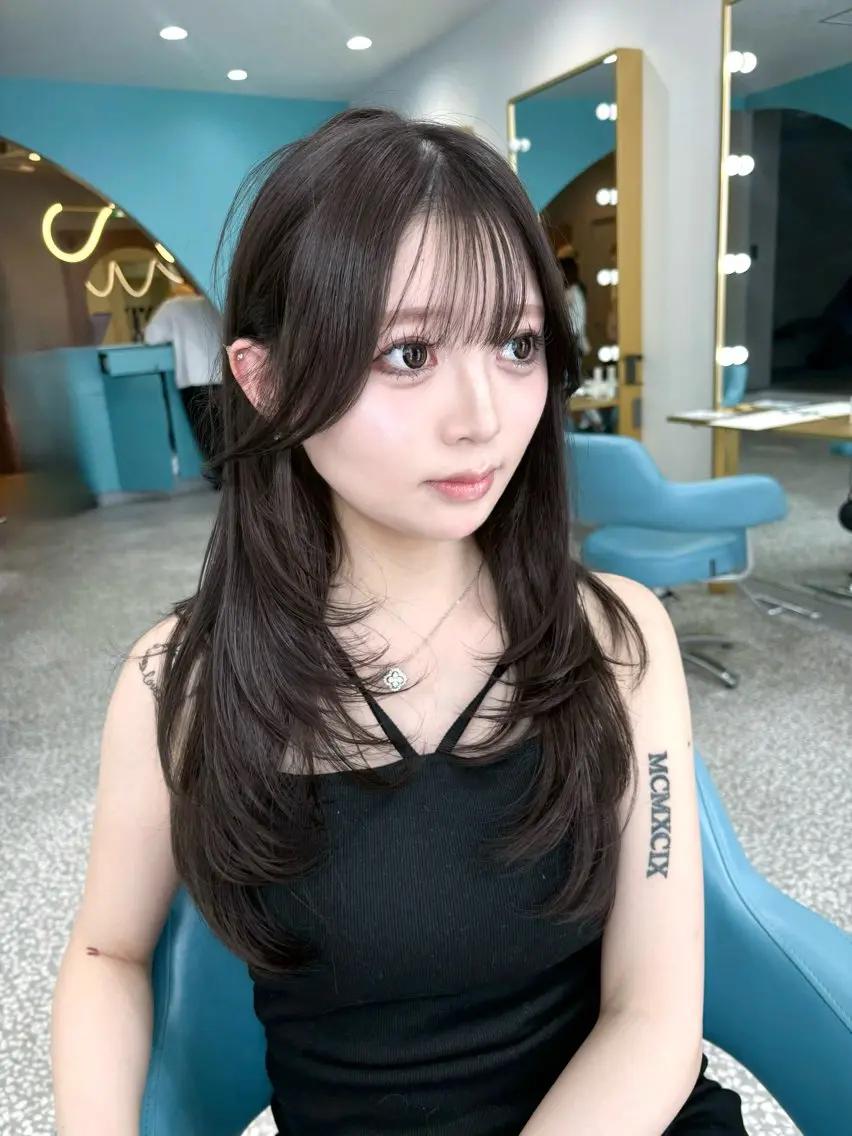 ロング 上谷 圭輝のヘアスタイル