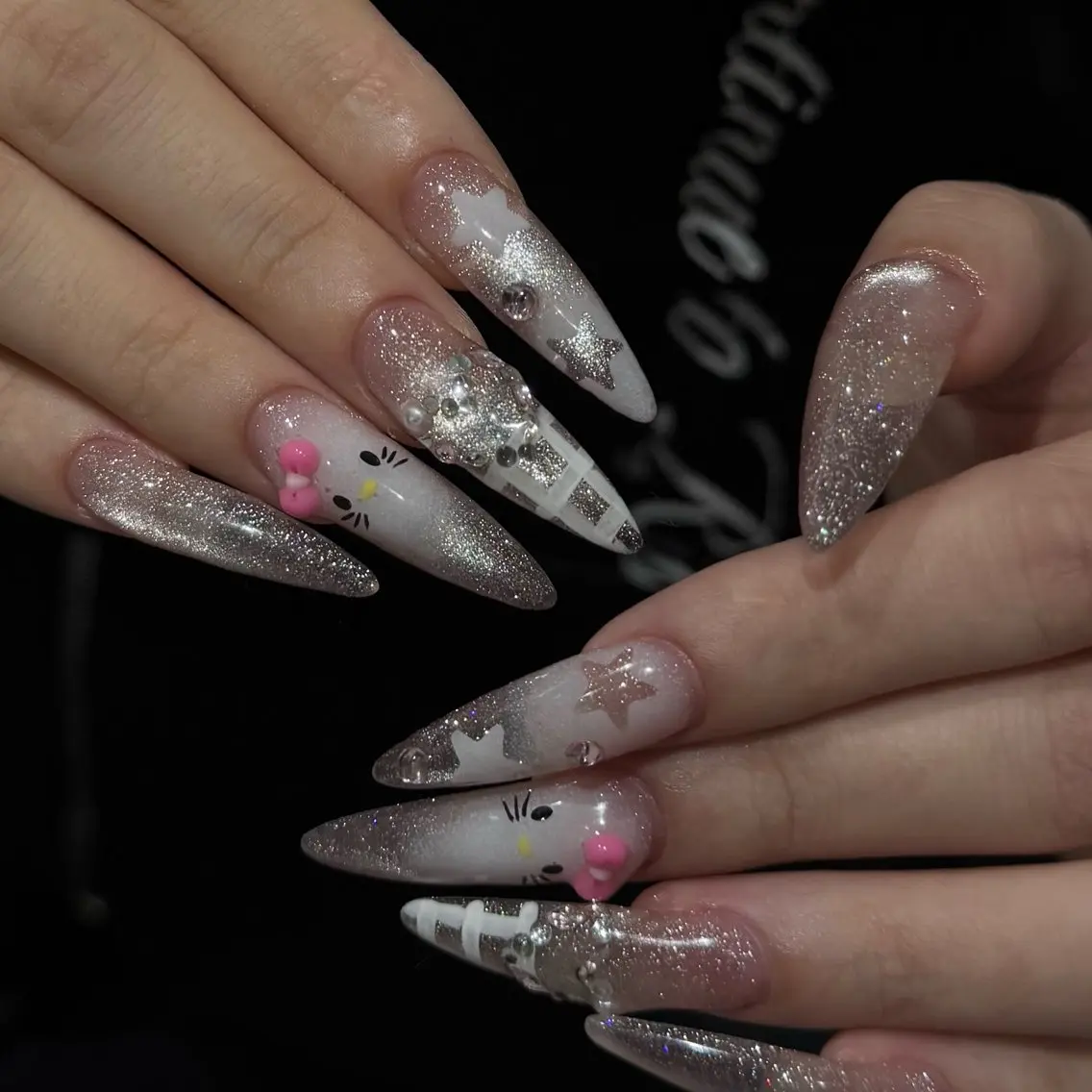 ネイル リボン ハンドネイル IROHA NAIL 北村菜帆のネイルデザイン
