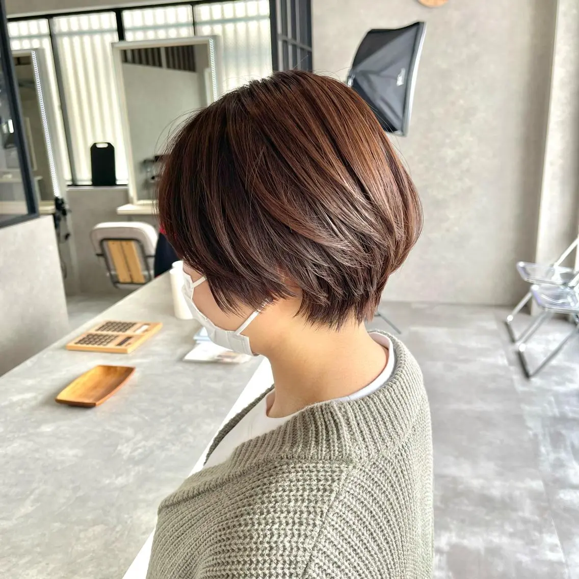 ショート カラー 一ノ瀬 暁のヘアスタイル