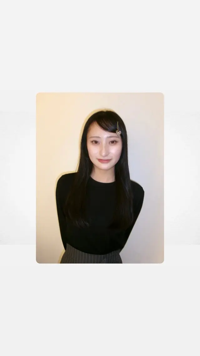 ロング カラー ヘアアレンジ yuzuki縮毛矯正 /カラーモデルのヘアスタイル
