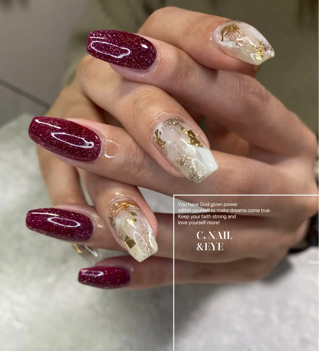 ネイル 入学式 フラッシュネイル フットネイル フレンチネイル 卒業式 C.Nail &Eyeのネイルデザイン