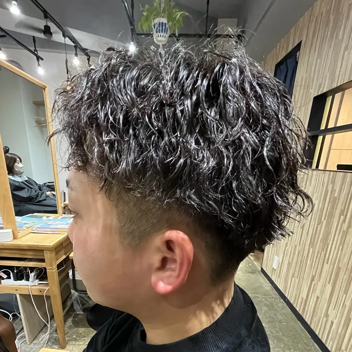 パーマ メンズ カット パーマ ヘアセット 新宿メンズカット/ パーマ/岩田進一のヘアスタイル