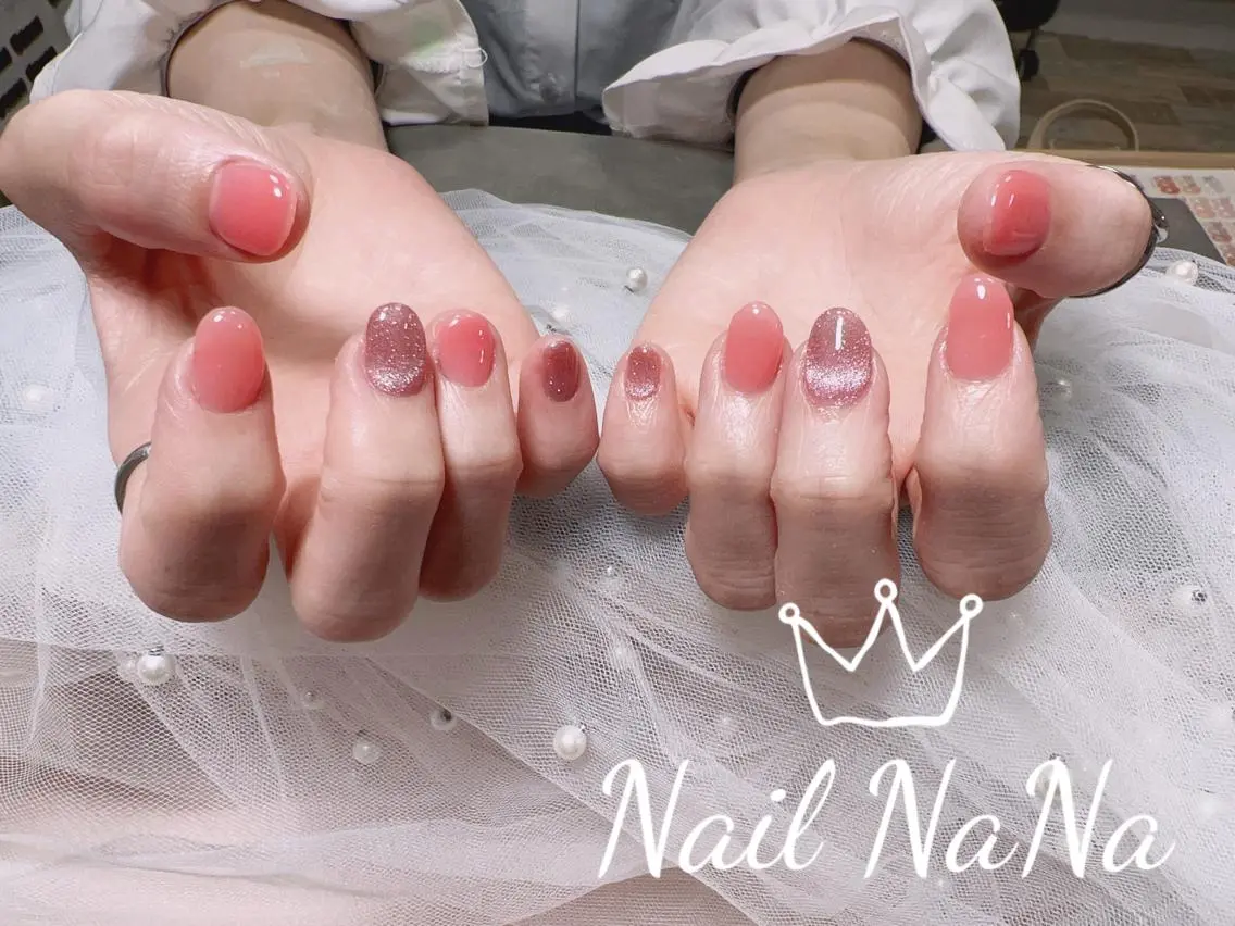ショート カラー ネイル ハンドネイル Nail NaNaのネイルデザイン